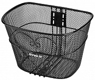 Корзина JL-072 велосипедная передняя чёрная, для 28"